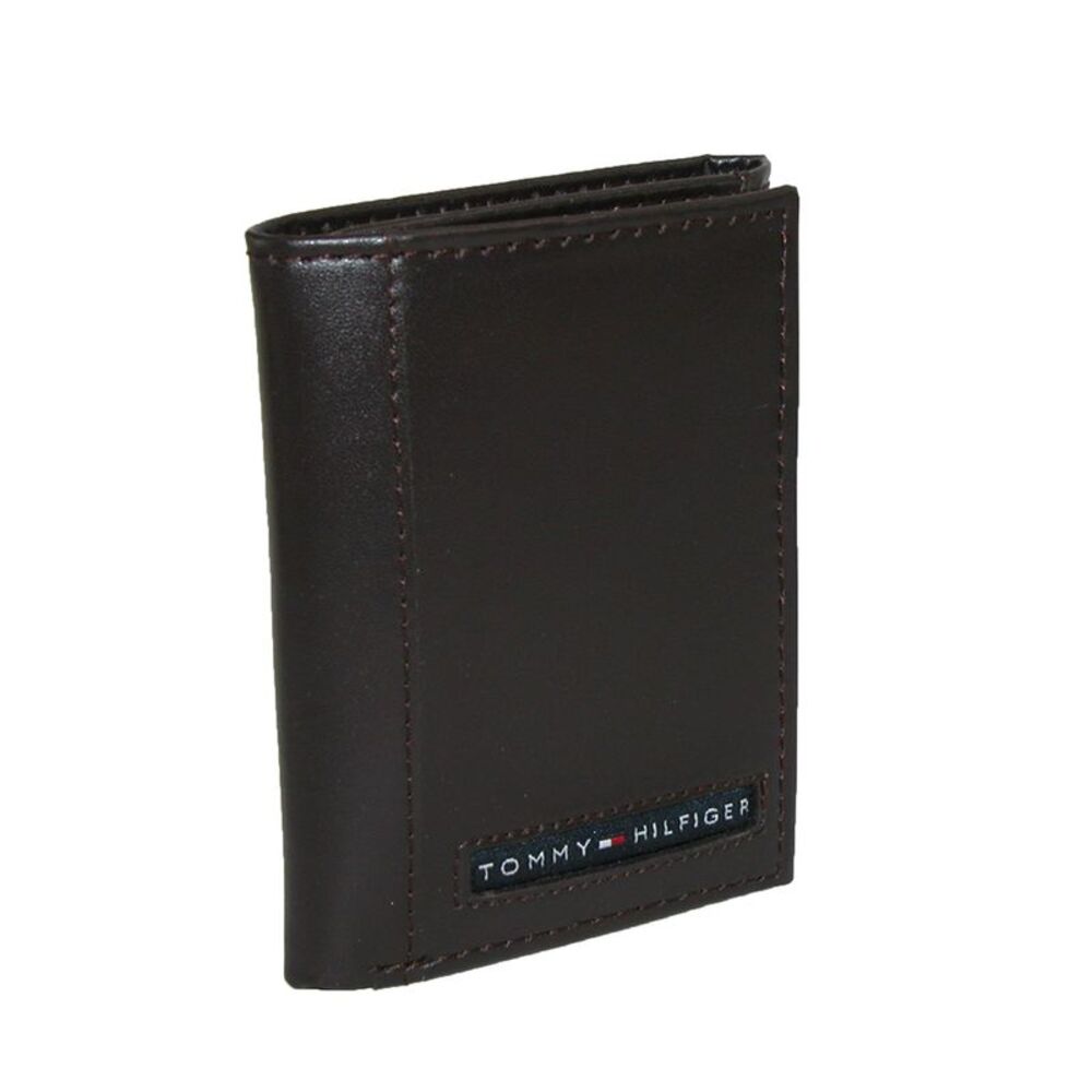 Tommy Hilfiger Men's Leather Cambridge Trifold Wallet